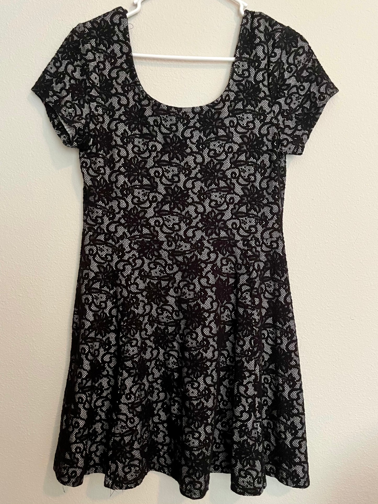 Wet Seal Lace Skater Dress- Size Large