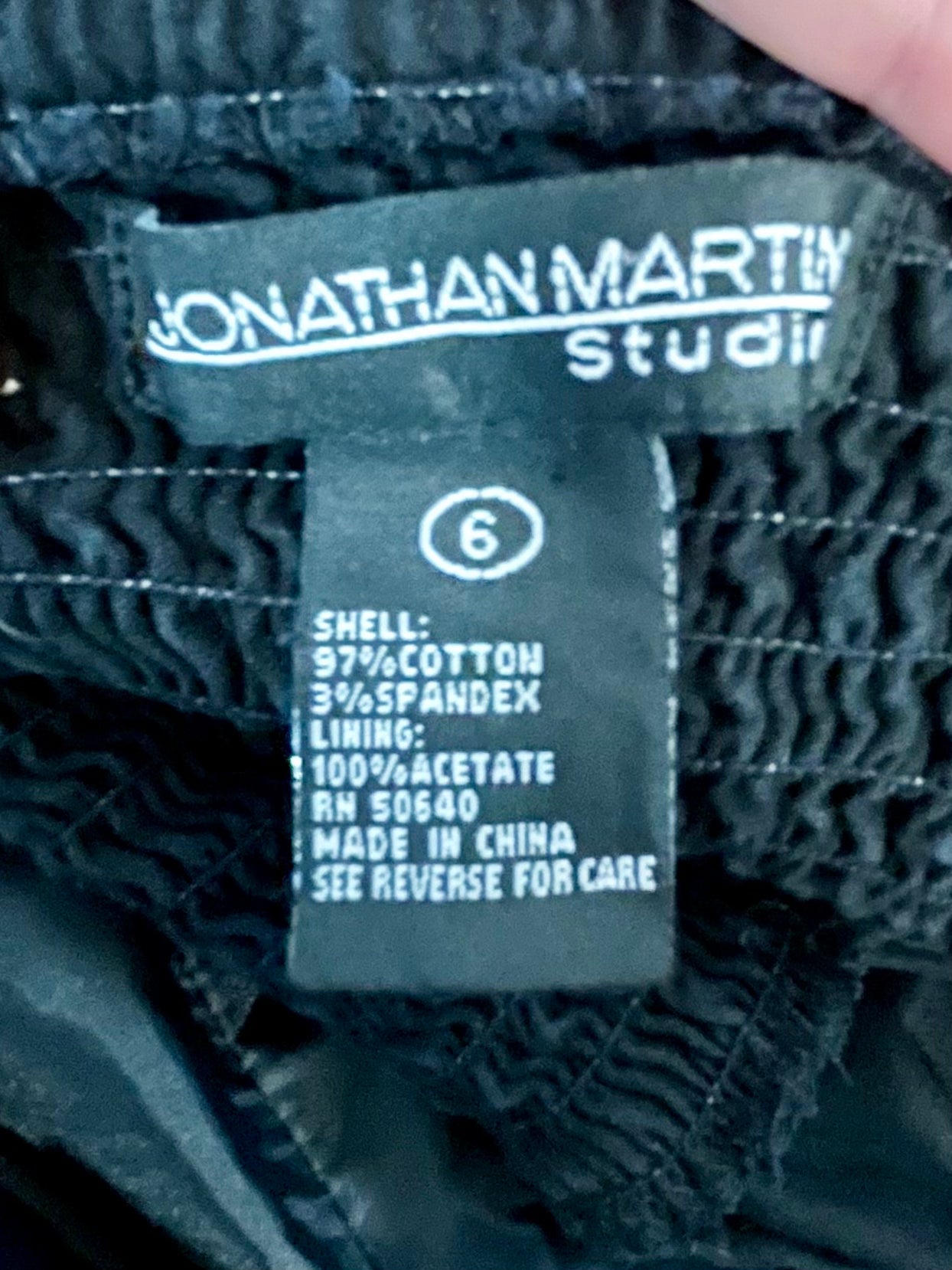 Black Halter Dress by Jonathan Martin Studios- Size 6