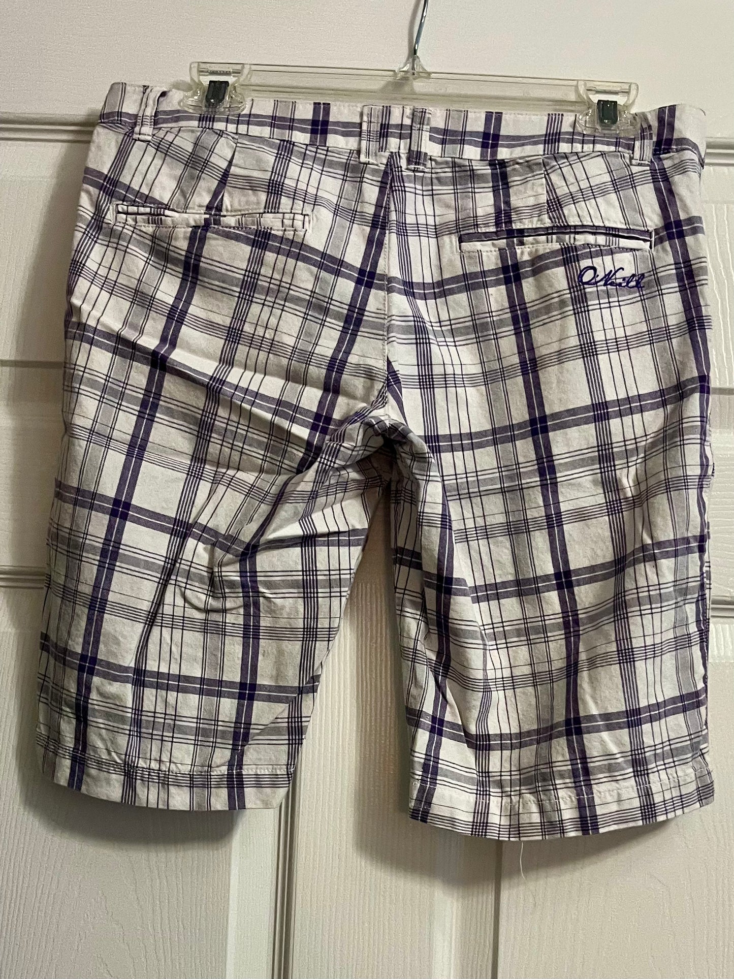 O'Neill White and Purple Women's Shorts- Size 7