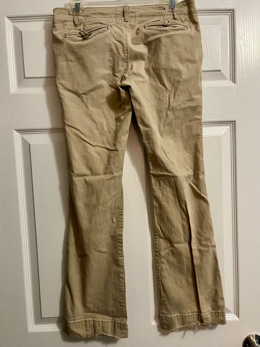 American Eagle Favorite Trouser in Kahki- Size 6