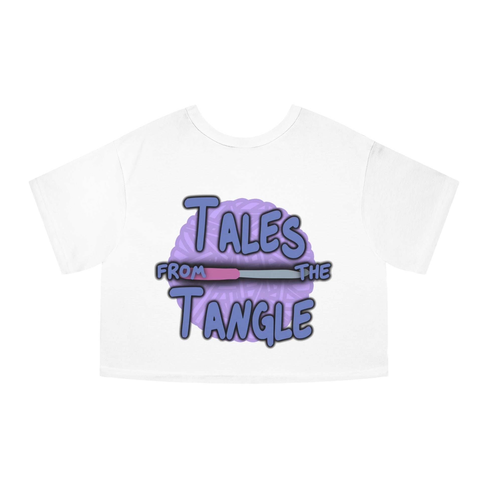 Tales from the Tangle Logo Champion Women's Heritage Cropped T-Shirt - Tales from the Tangle