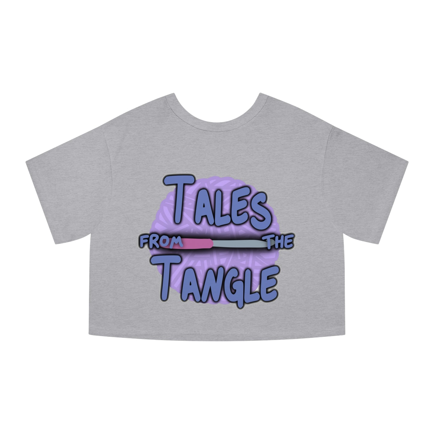 Tales from the Tangle Logo Champion Women's Heritage Cropped T-Shirt - Tales from the Tangle