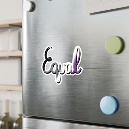 Asexual Pride Equal Kiss-Cut Vinyl Decals - Tales from the Tangle