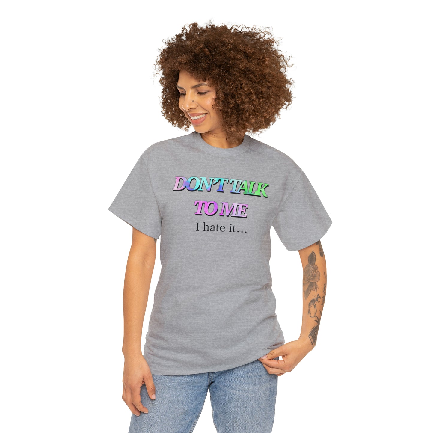 Don’t talk to me Unisex Heavy Cotton Tee - Tales from the Tangle