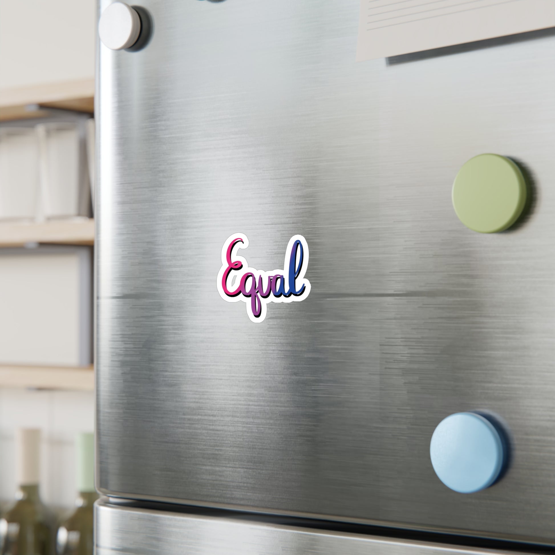 Bisexual Pride Equal Kiss-Cut Vinyl Decals - Tales from the Tangle