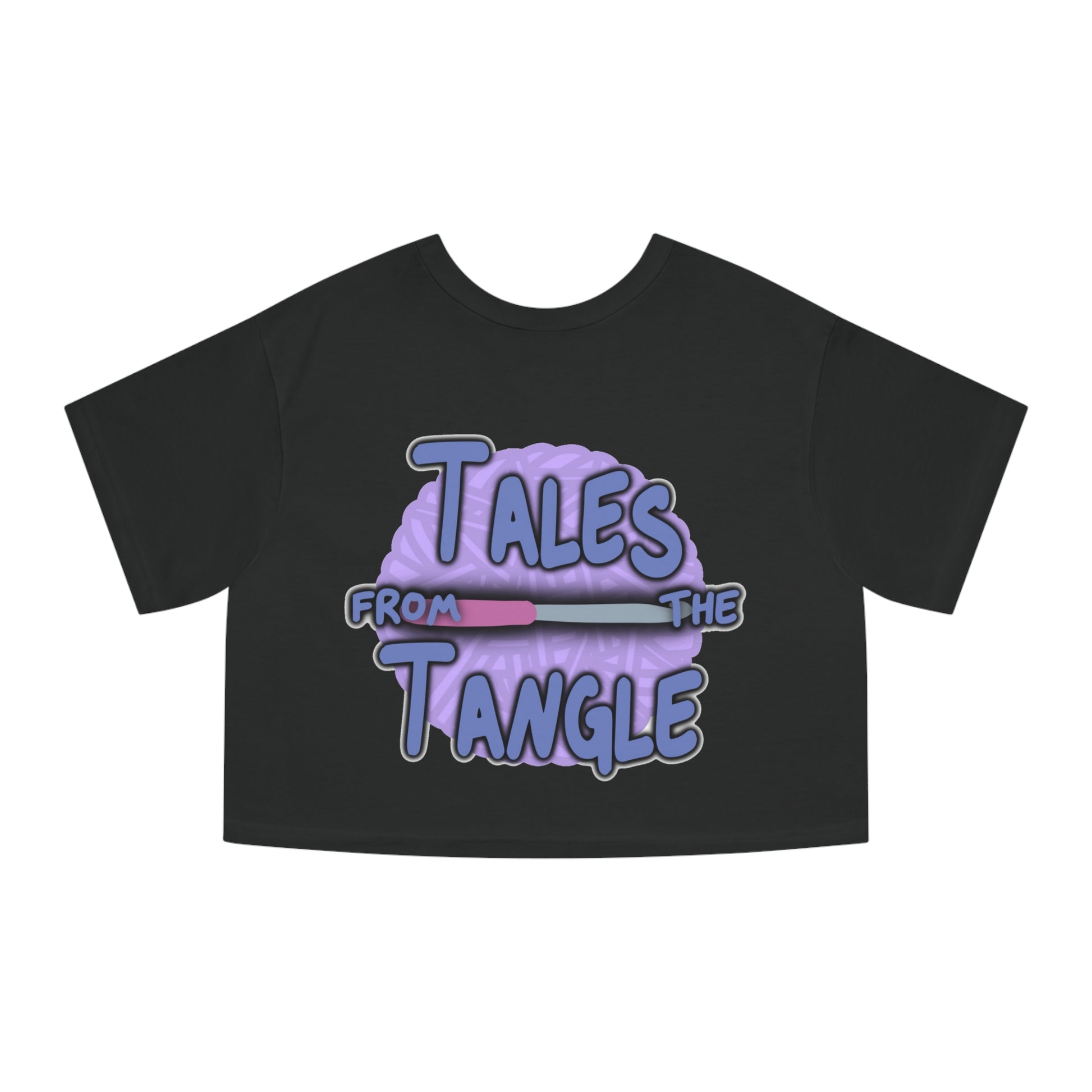 Tales from the Tangle Logo Champion Women's Heritage Cropped T-Shirt - Tales from the Tangle