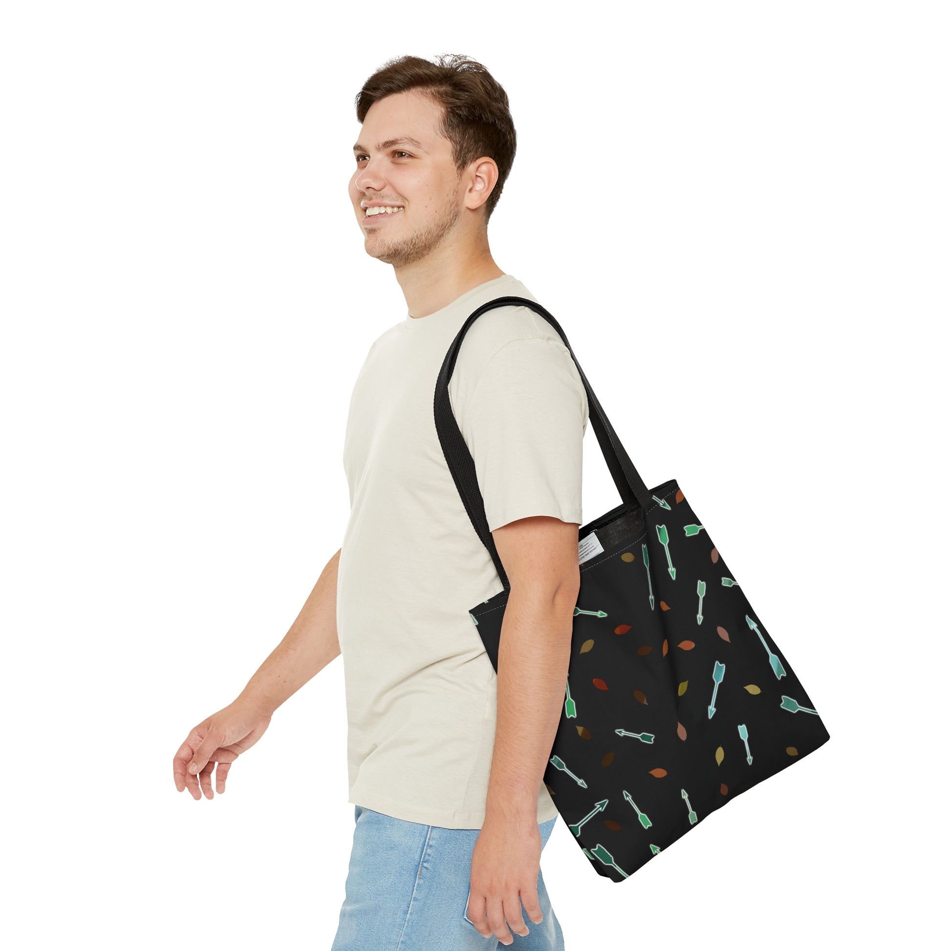 Leaves and Arrows Tote Bag (AOP) - Tales from the Tangle