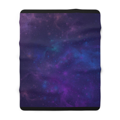 Galaxy Print Sherpa Fleece Blanket - Tales from the Tangle