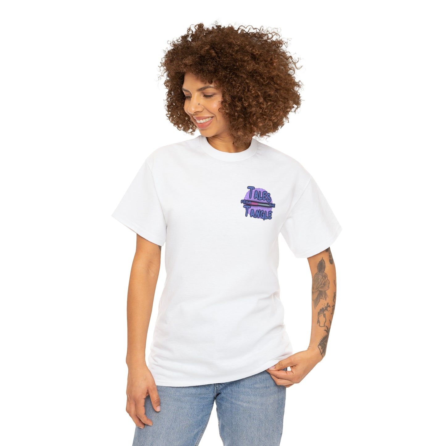 Tales from the Tangle Logo Unisex Heavy Cotton Tee - Tales from the Tangle