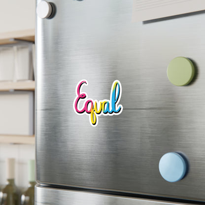 Pansexual Pride Equal Kiss-Cut Vinyl Decals - Tales from the Tangle