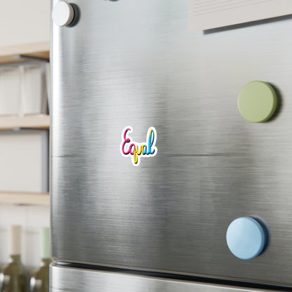 Pansexual Pride Equal Kiss-Cut Vinyl Decals - Tales from the Tangle