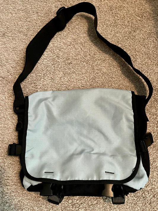 Gap Light Blue Messenger Bag - Tales from the Tangle