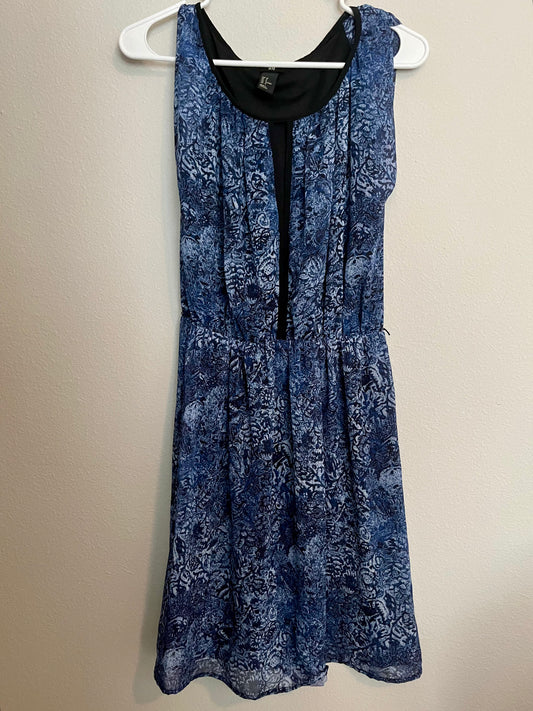 H&M Black and Blue Sundress- Size 8