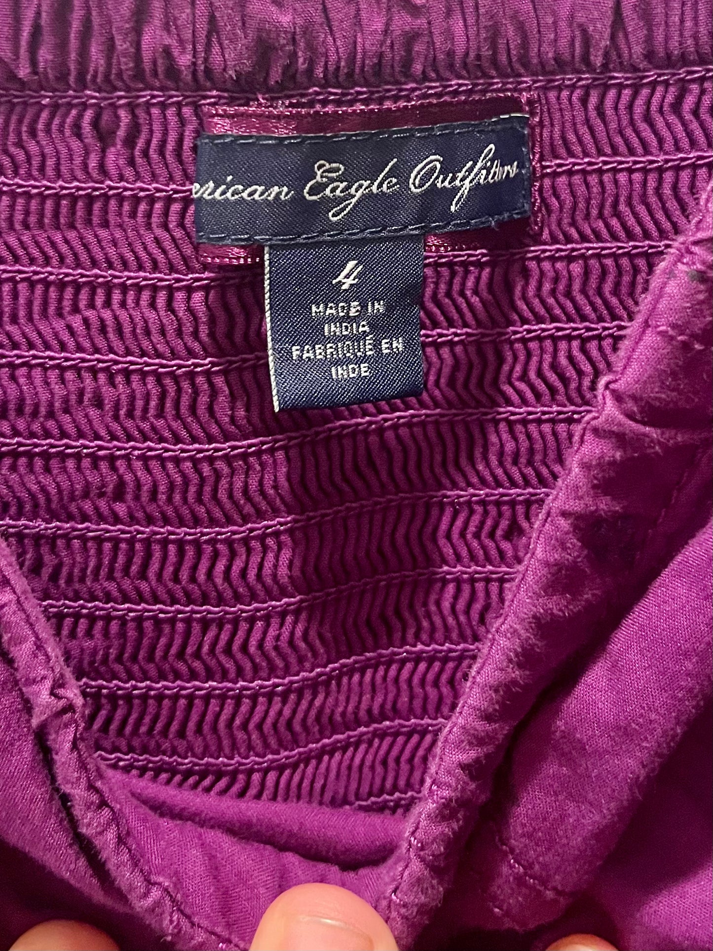 American Eagle Purple Pocket Dress- Size 4