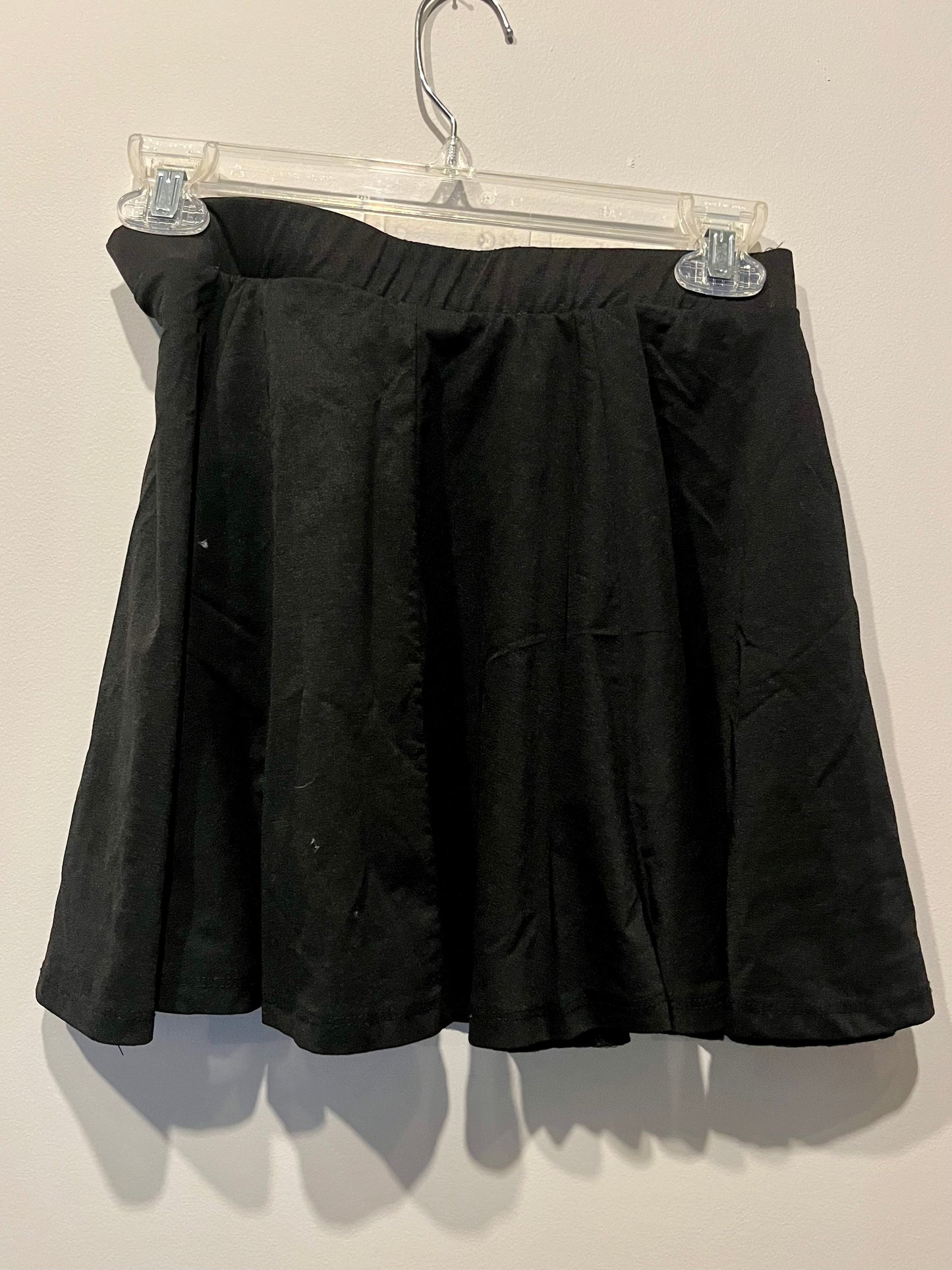 Ambiance Apparel Black Layered Skirt- Size Large