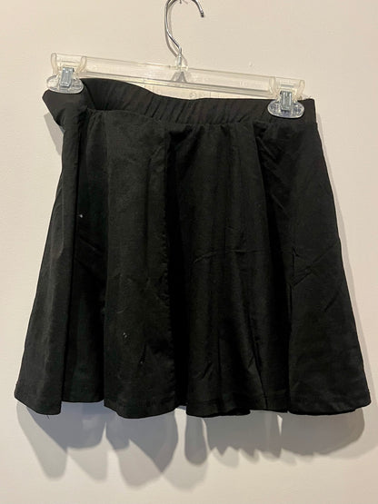 Ambiance Apparel Black Layered Skirt- Size Large