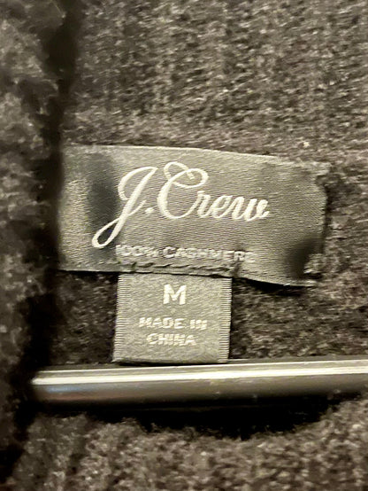 J. Crew Black 100% Cashmere Sweater- Size Medium