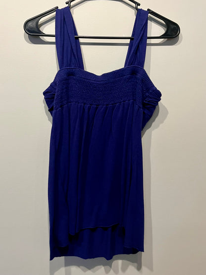 Matty M Blue Tank Top- Size Small