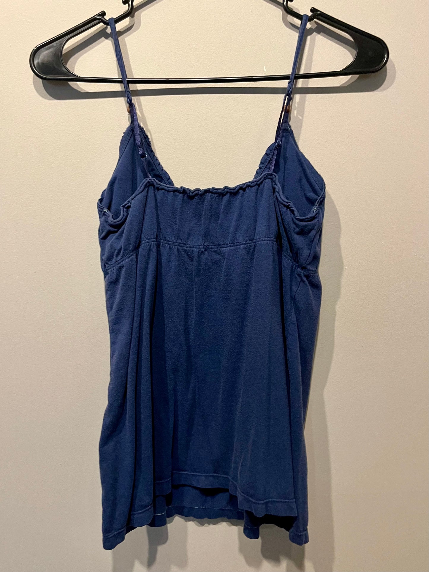 American Eagle Blue Shelf Bra Tank Top- Size Medium