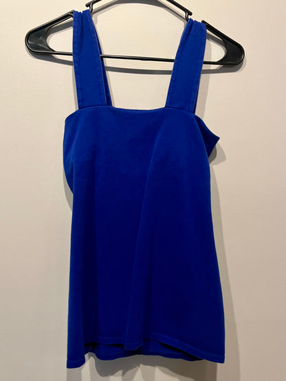 Express Blue Shelf Bra Tank Top- Size Small