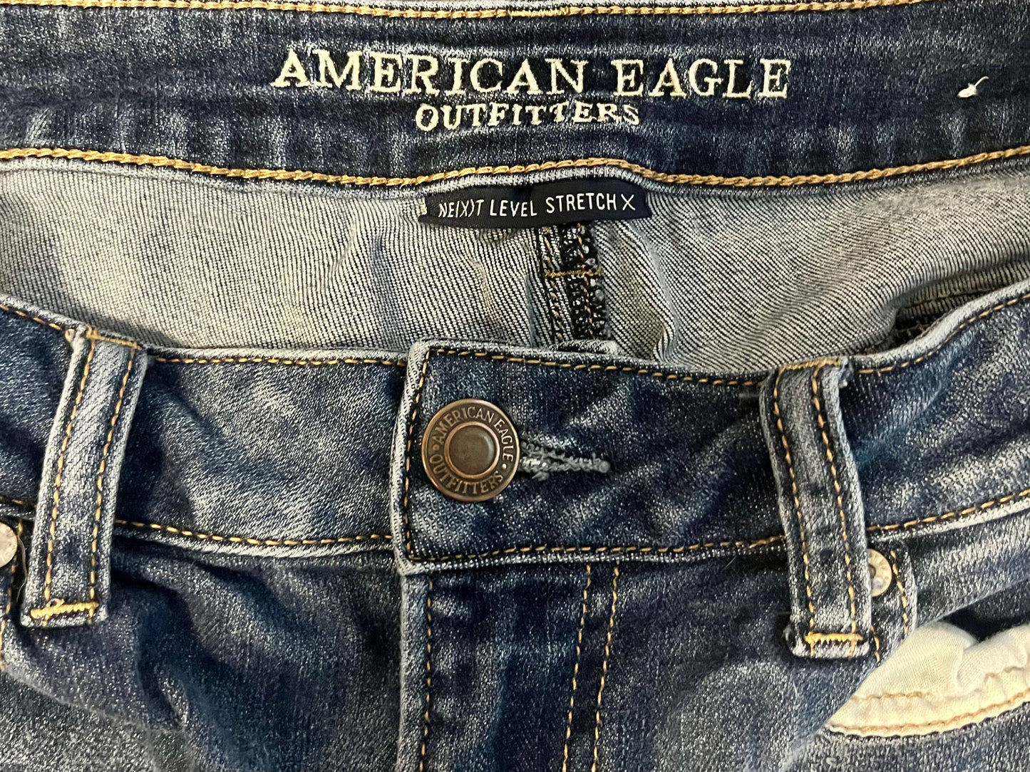 American Eagle Skinny Bermuda Shorts- Size 14