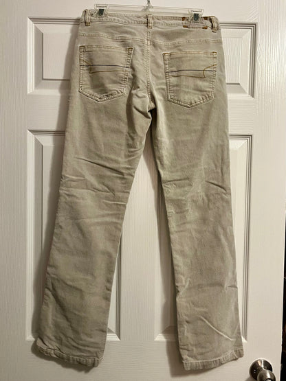 American Eagle Kahki Corduroy Pants- Size 6