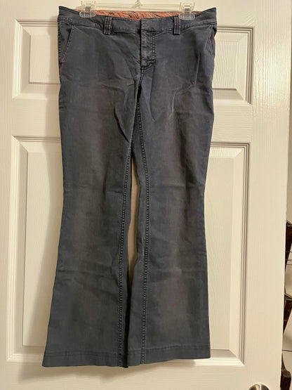 American Eagle Grey Flared Slacks- Size 8