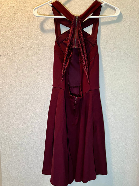 Purple Lace Skater Dress Size 5 - Tales from the Tangle