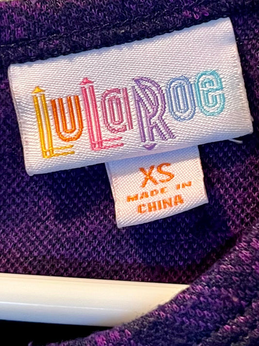LuLaRoe Amelia Dress in Purple Size XS - Tales from the Tangle